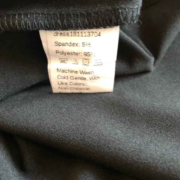 MBM Unlimited Black Backless Lace Dress Size 6 - Picture 6 of 7